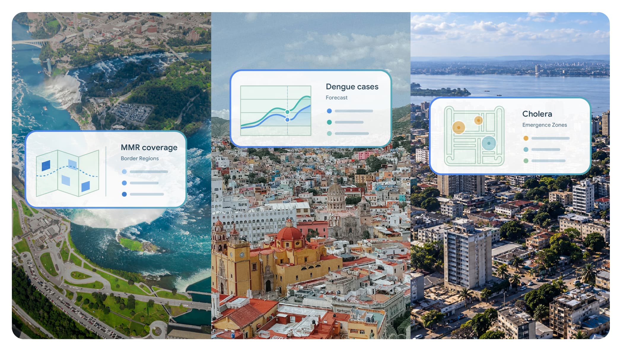 Google Earth AI'nin PDFM modeli küresel halk sağlığı tahminlerini dönüştürüyor — Google Research görseli
