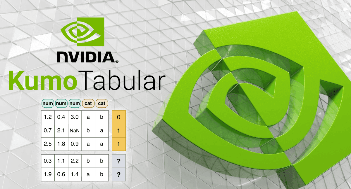 NVIDIA Kumo Tabular: Tabular Verilerde Yeni Doğruluk-Verimlilik Sınırı — Hugging Face yayın görseli